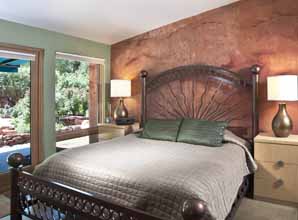 Picture of sustainable design for high mass walls for solar gain in bedroom